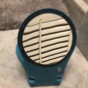 Travel light up makeup mirror